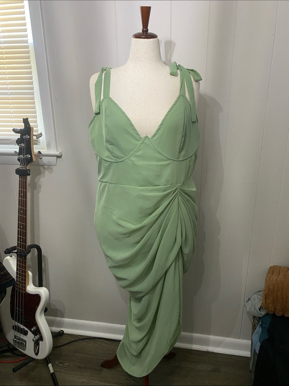 Pretty Little Thing Sage Dress
